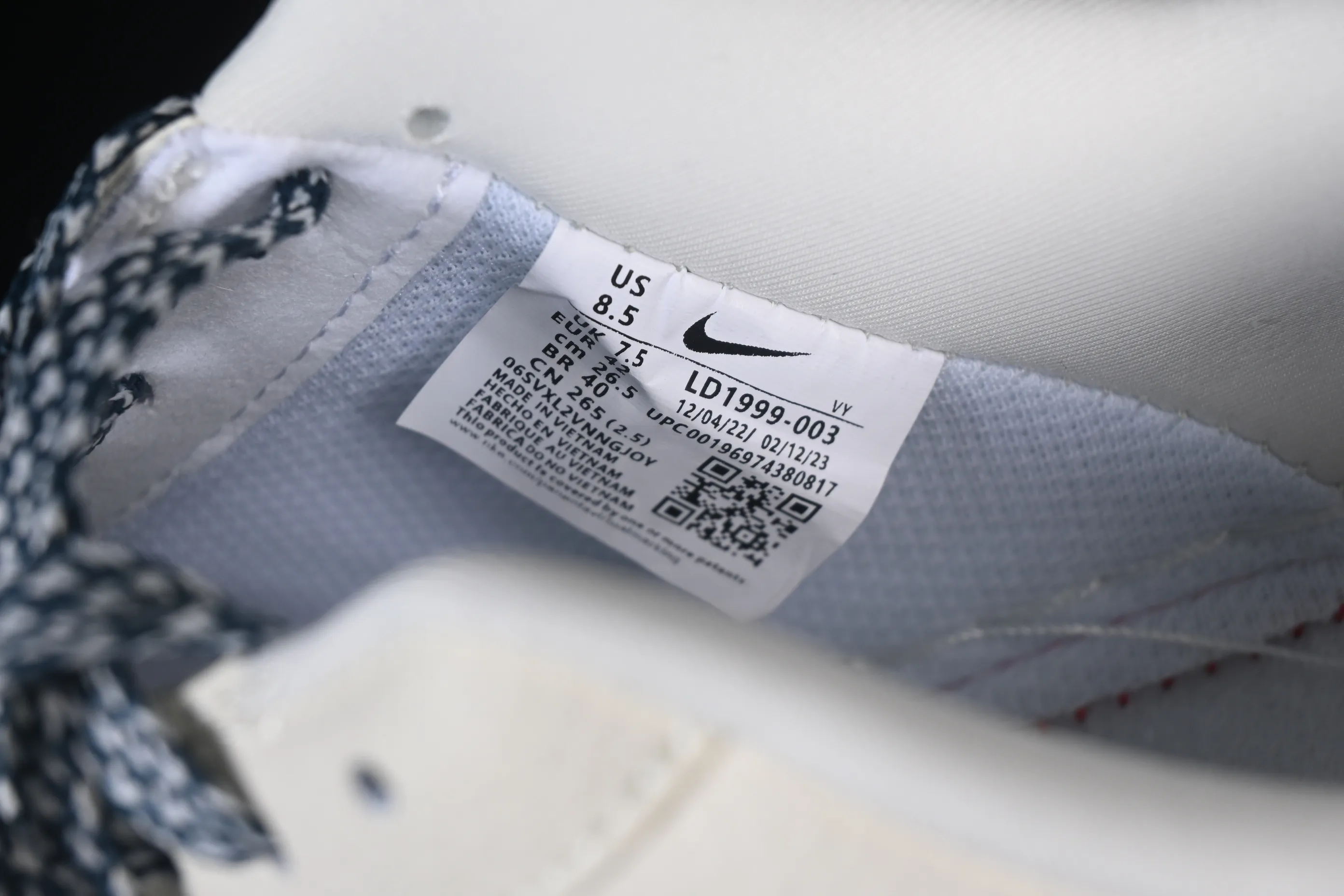 All categories Nk Air Force 1 Air Force series Nk Air Force 1 Low Air Force low top Nike Air Force 1'07 Low Supreme joint letter haze blue Air Force 1 low top casual sneakers LD1999-003